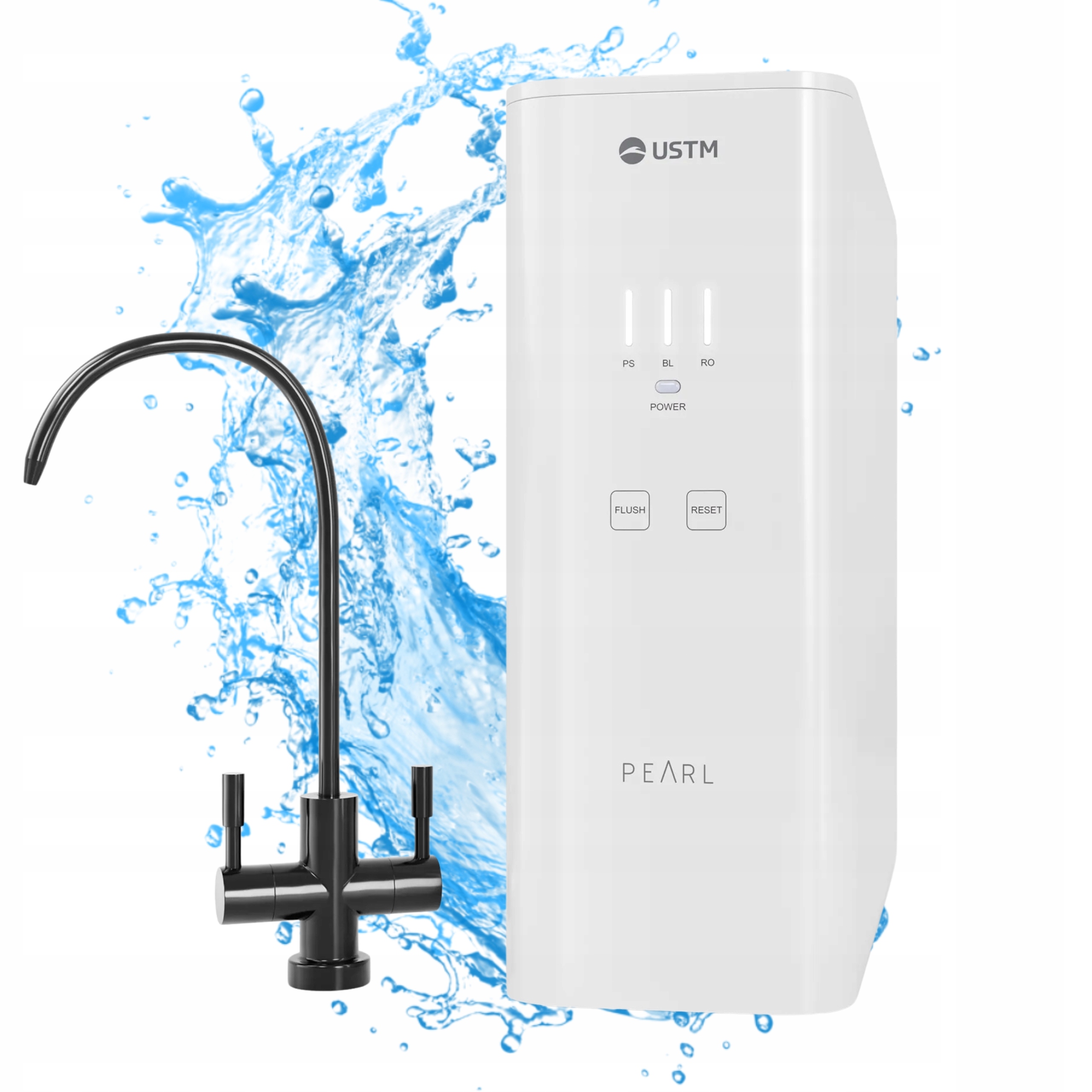 Ustm Ro Pearl Black System filtracji wody kranowej stacja uzdatniania