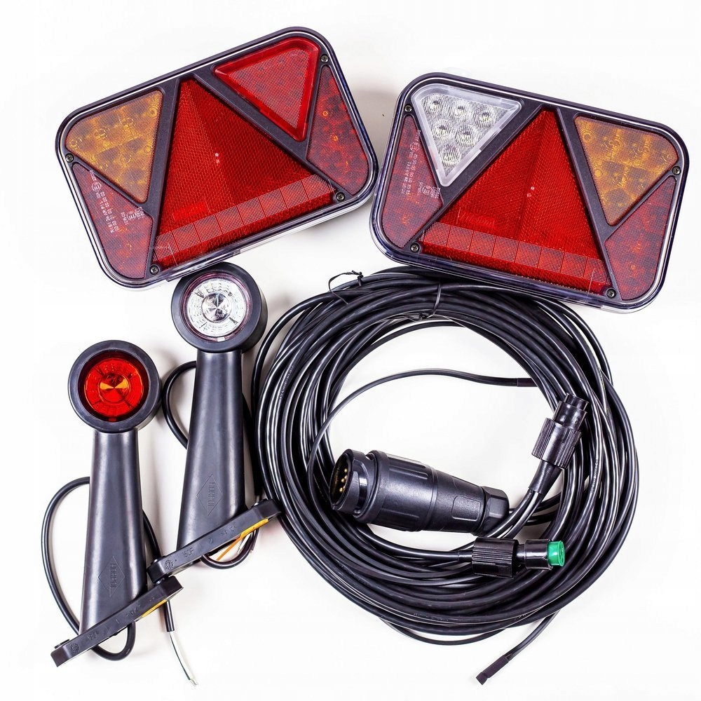 WIAZKA 7M 7 PIN LAMPY TYLNE FRISTOM OBRYSOWE LED