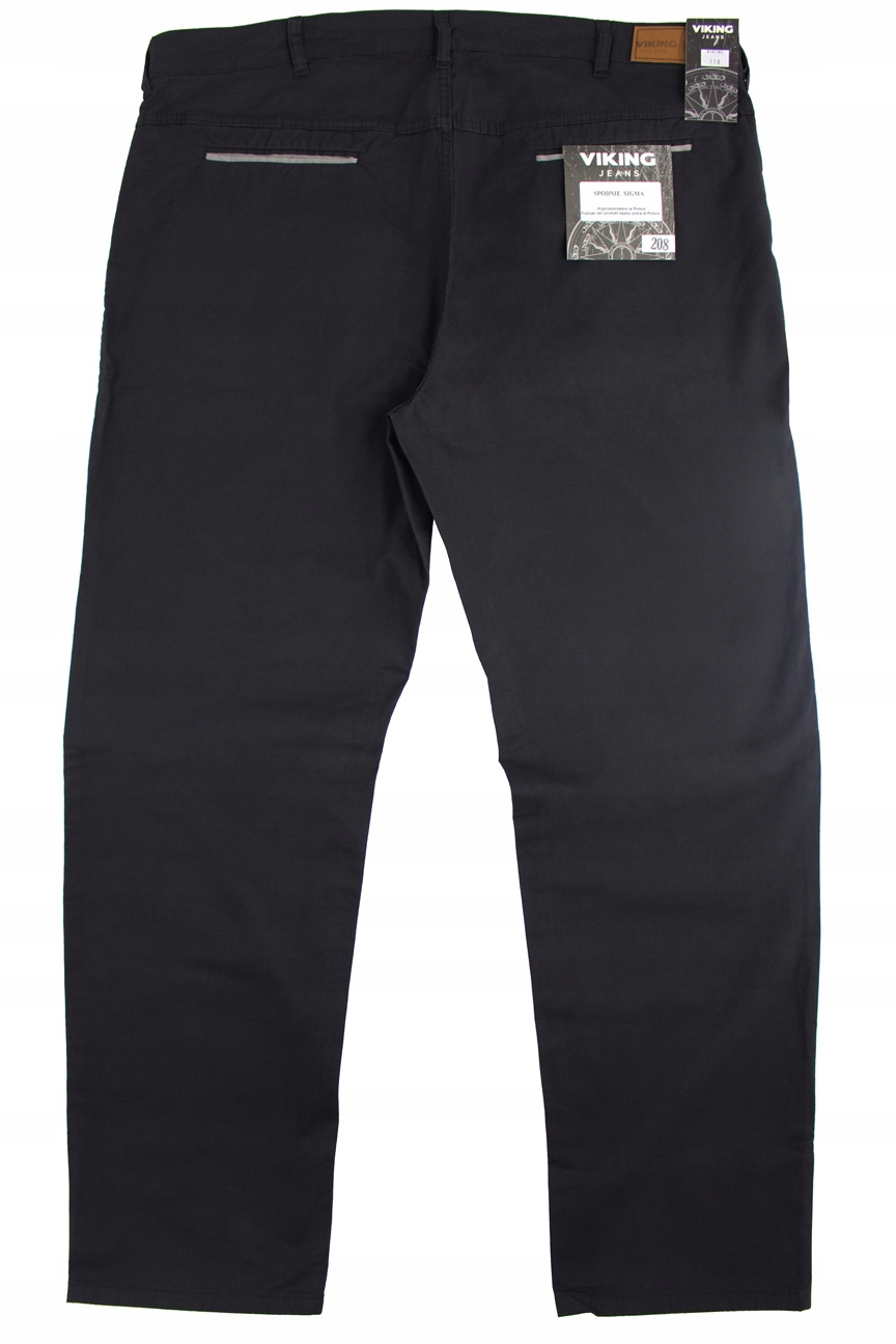 

Duże spodnie Viking czarne T055 W56 L34 142cm Pl