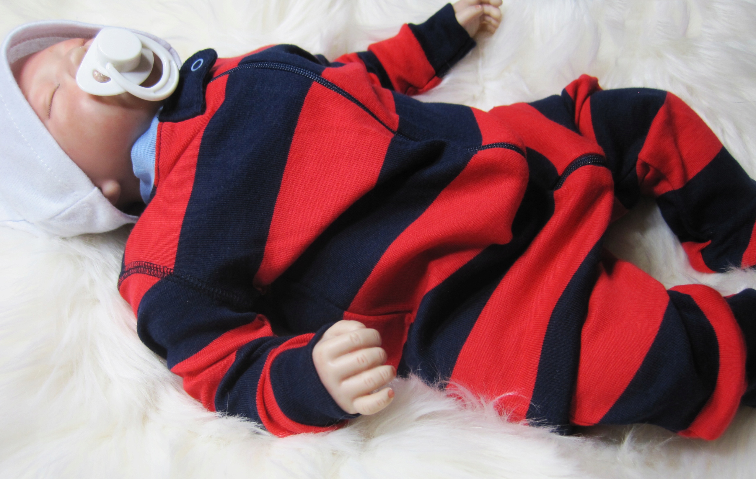 Bawełniany Pajac Pajacyk na SUWAK BIO DDF 6* 68 Wiek dziecka 3 m +