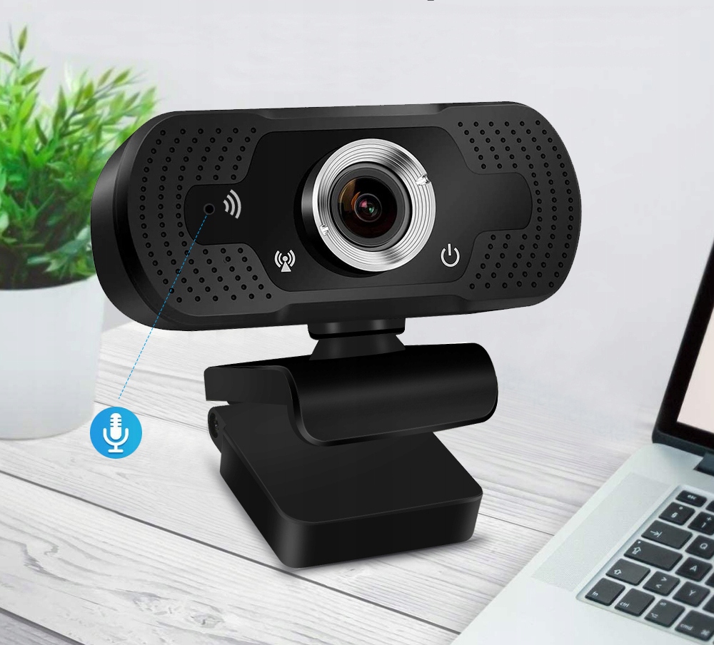 KAMERA KAMERKA INTERNETOWA NAUKA ZDALNA MIKROFON WEBCAM DO SKYPE LEKCJI Marka Unitec