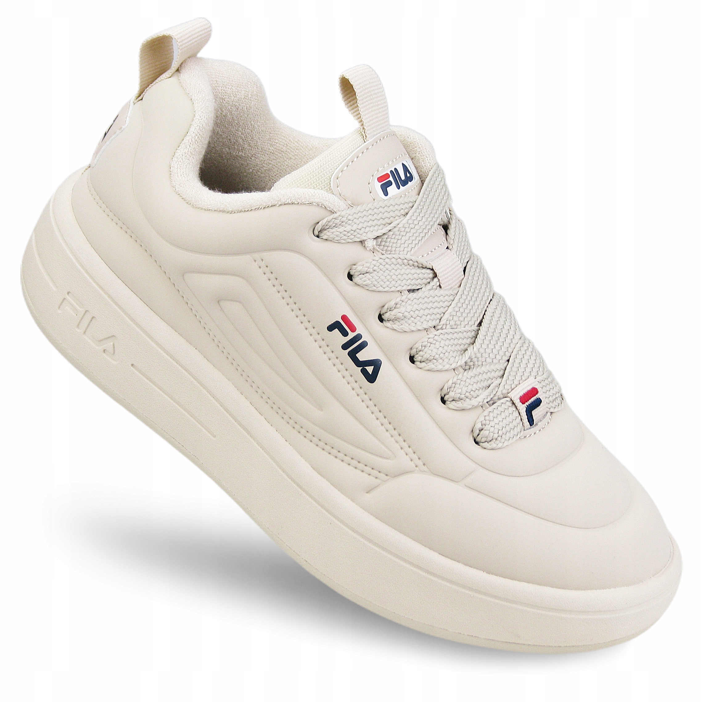 Buty damskie juniorskie sportowe Fila Superbubble Teens sneakersy beżowe 36