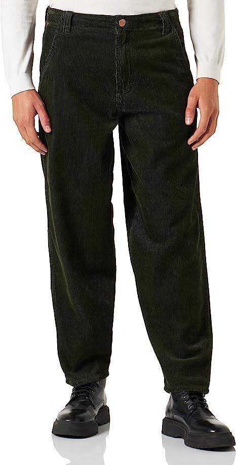 Pánské volné kalhoty Wrangler Casey Jones Chino Green W1C8AHG40 34/34