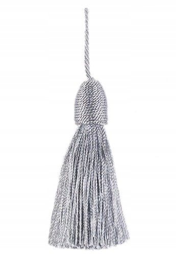 Chvost ozdobný 85mm/10 Ks stříbrný PE-65 KY-05