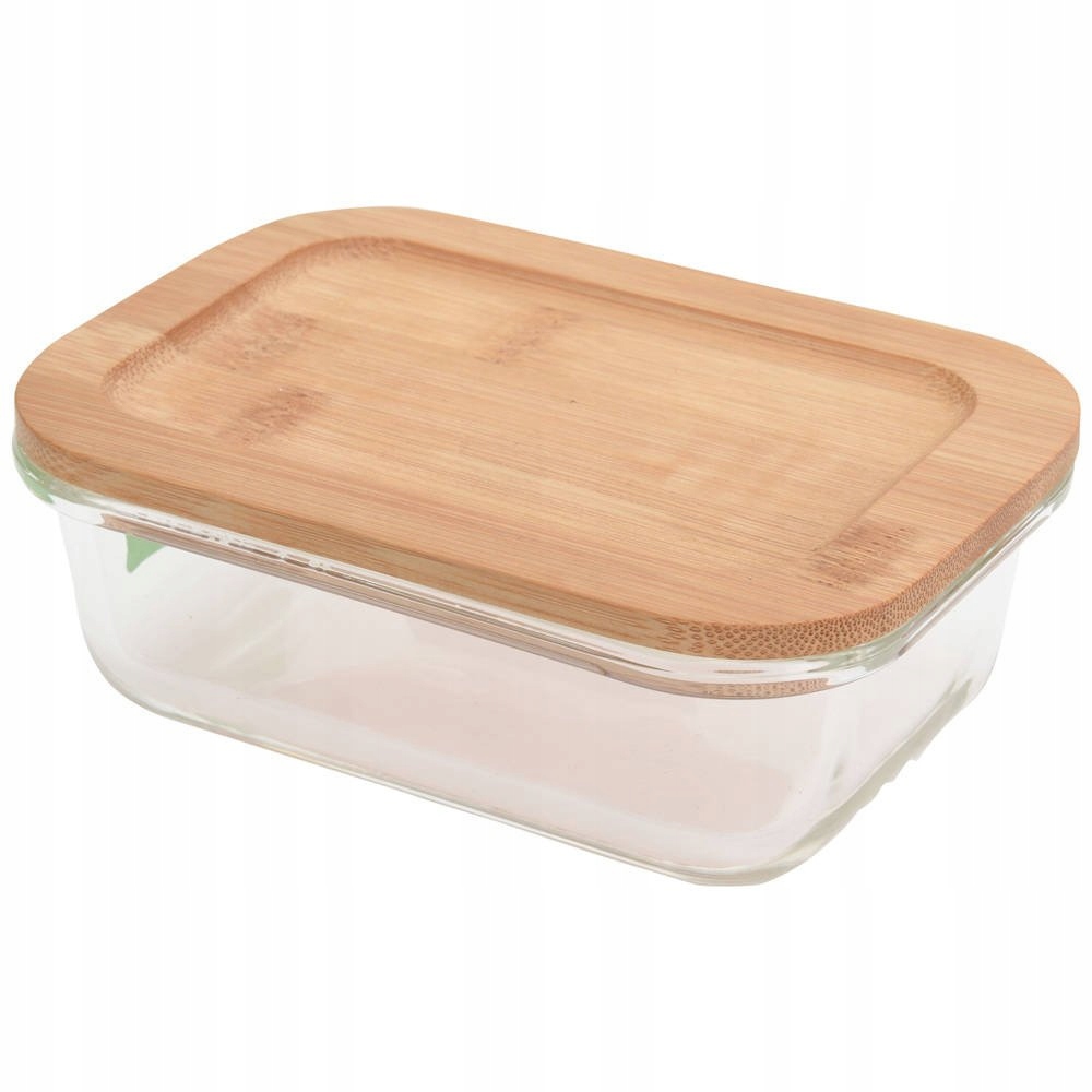 

Pojemnik Szklany Pokrywka Bambusowa 370 ml