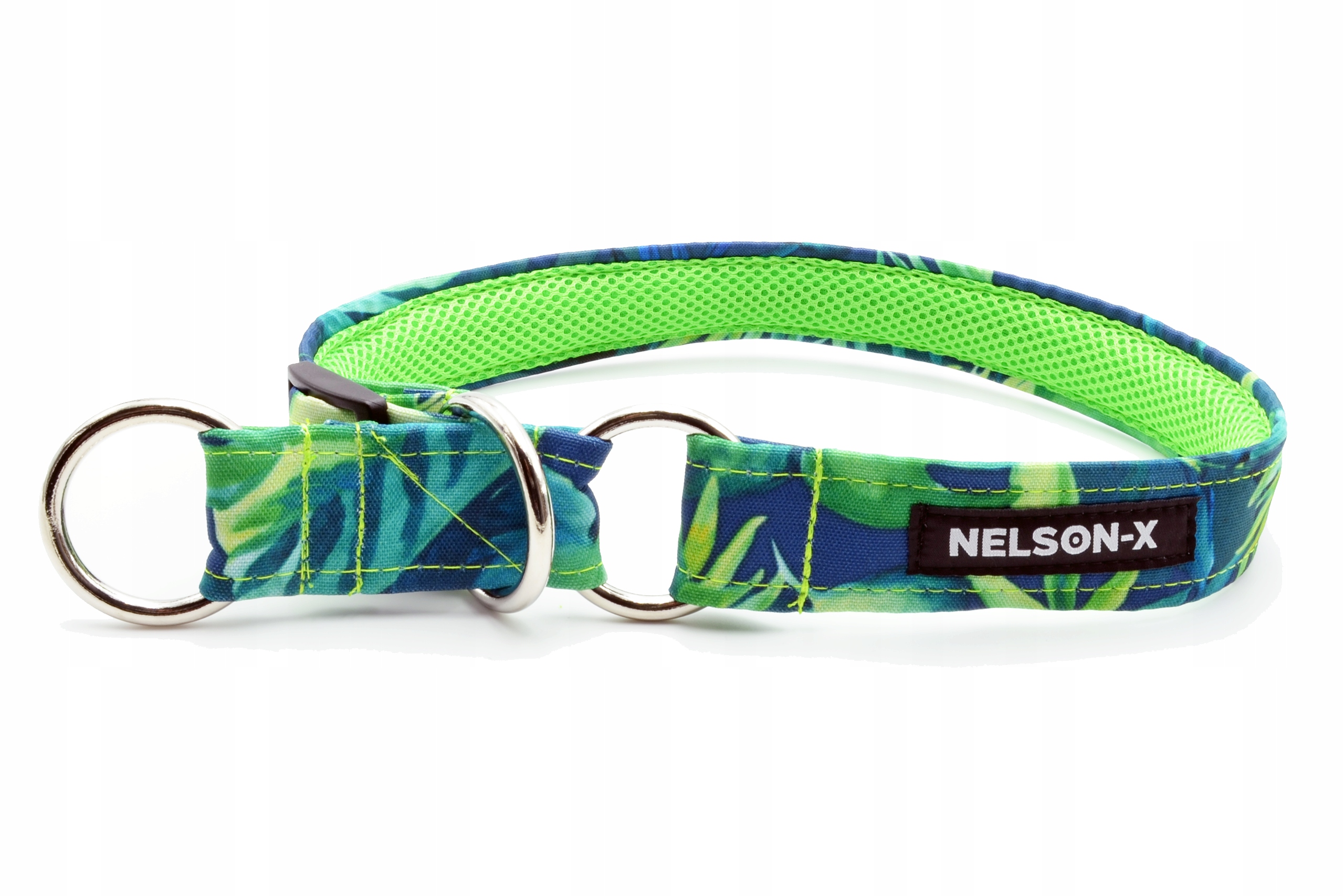 Levně Široký Obojek Pro Psy Nelson-x Floral 4 CM/40-60 cm Polský Pro