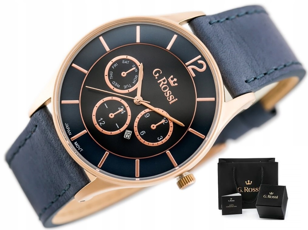 

Zegarek Męski G. Rossi Grawer