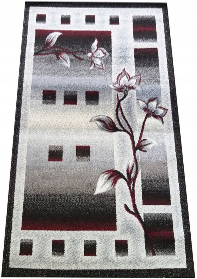 Kusový koberec Otto 02 šedočervený 120x170