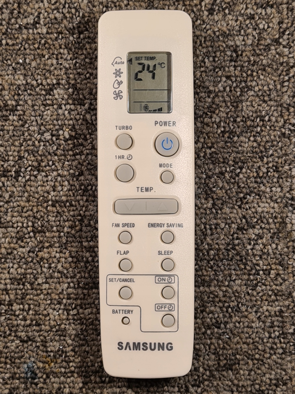 Dálkové ovládání klimatizace Samsung