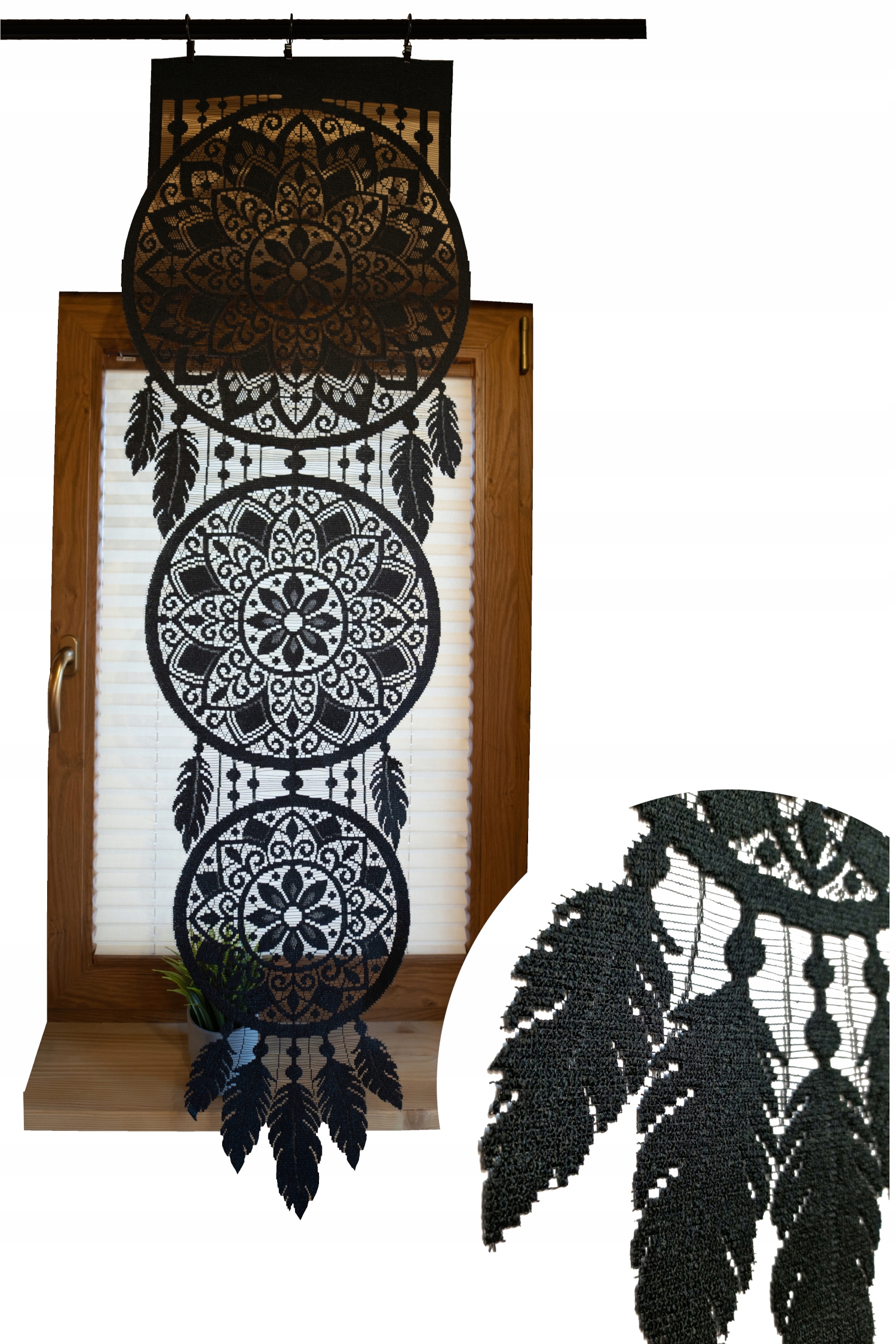

Łapacz Snów Firany gotowe panel żakardowy 45x140