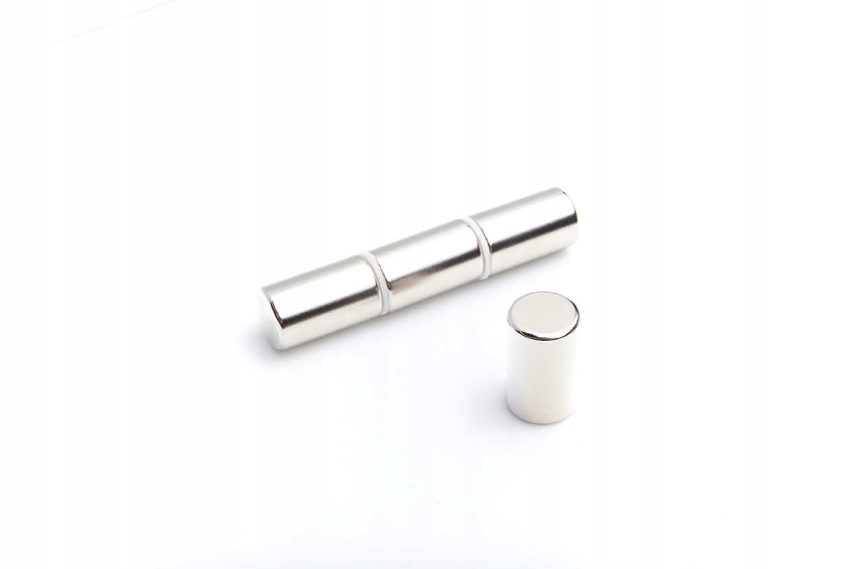 Magnet neodymový válcový Mw 15x25 mm N38, sada 10 kusů