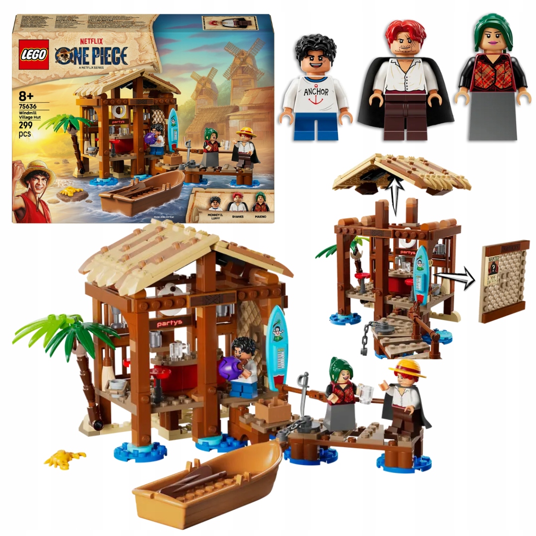 Lego One Piece 75636 Chata ve vesnici Fuusha