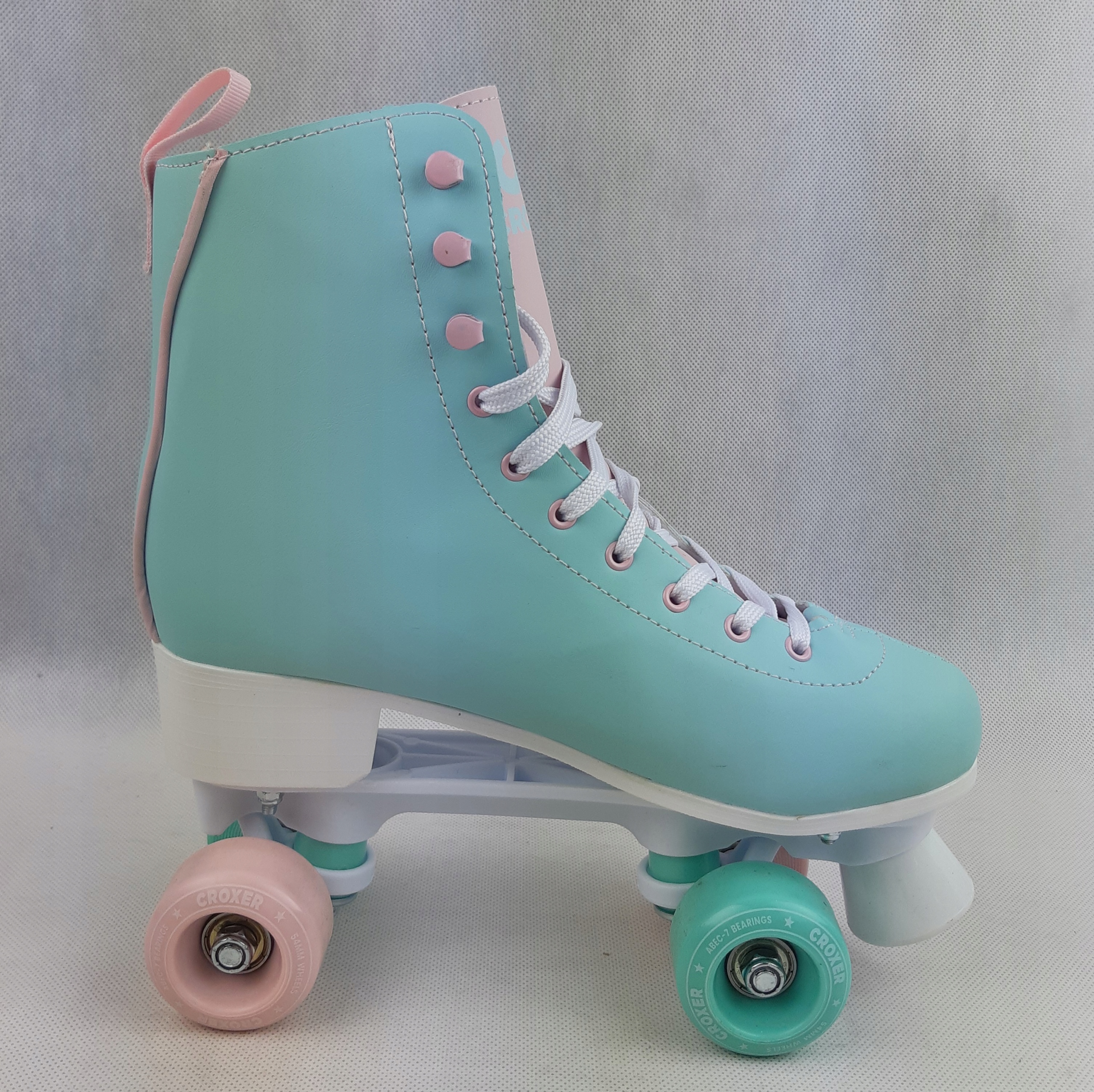 Wrotki CROXER Lea Mint/Pink 40 (OUTLET) Kolor Różowy Turkusowy