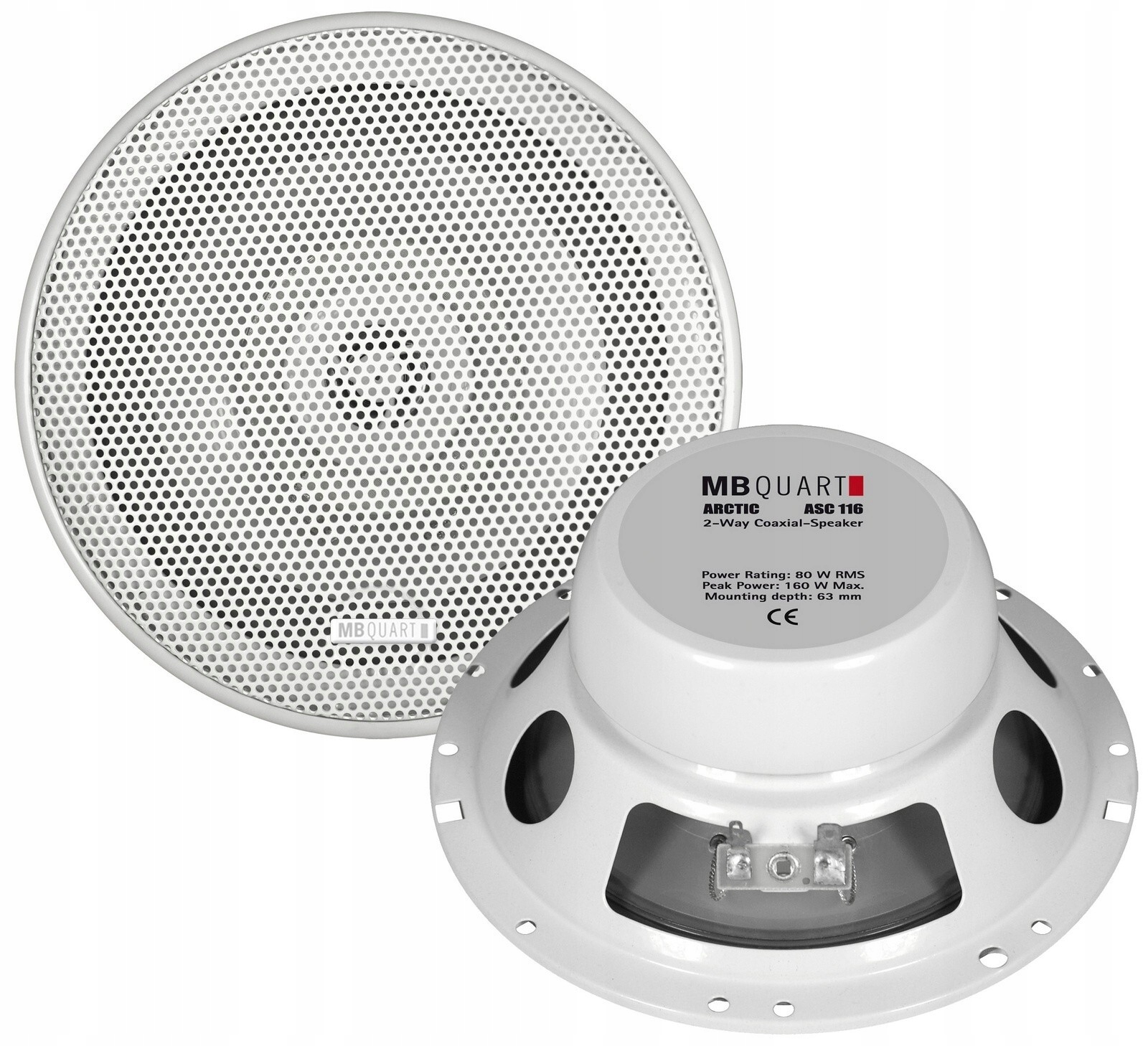 Reproduktory pre lode Marine 165 mm 2-pásmové Jachta Mb Quart ASC116