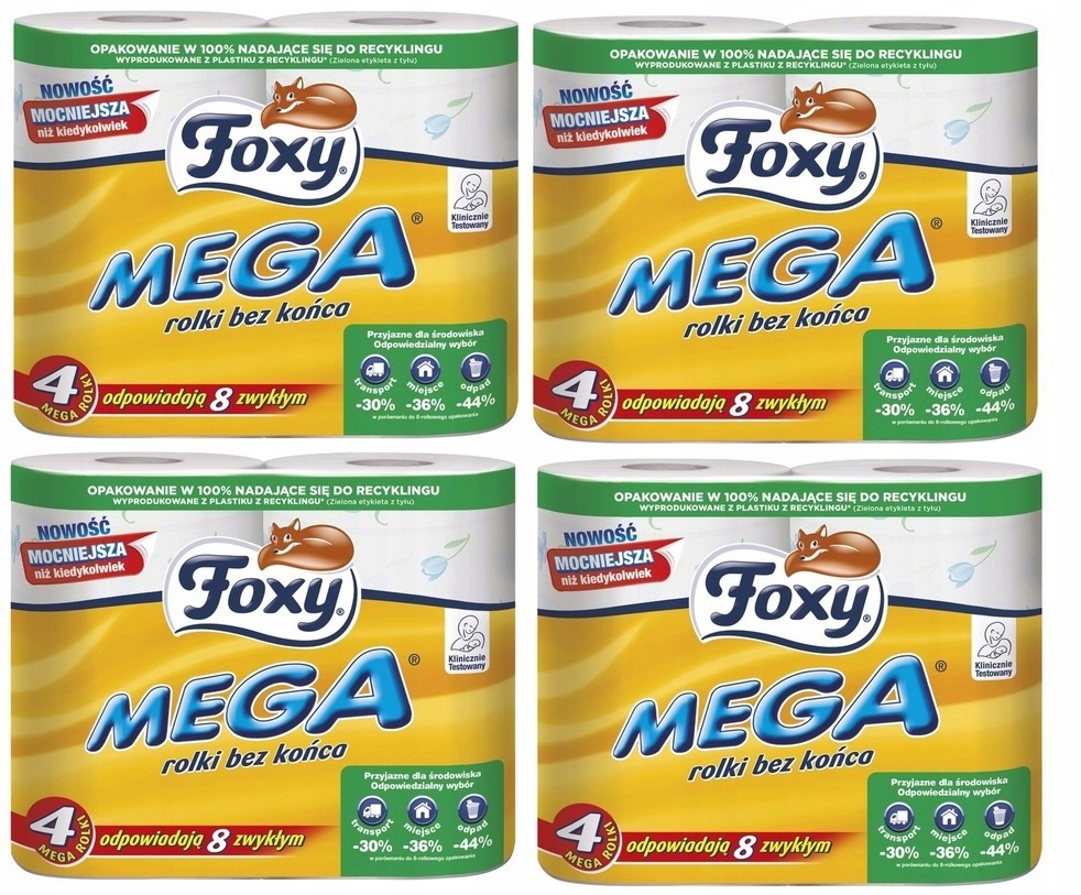 

Papier Toaletowy Foxy Długi 16 rolek