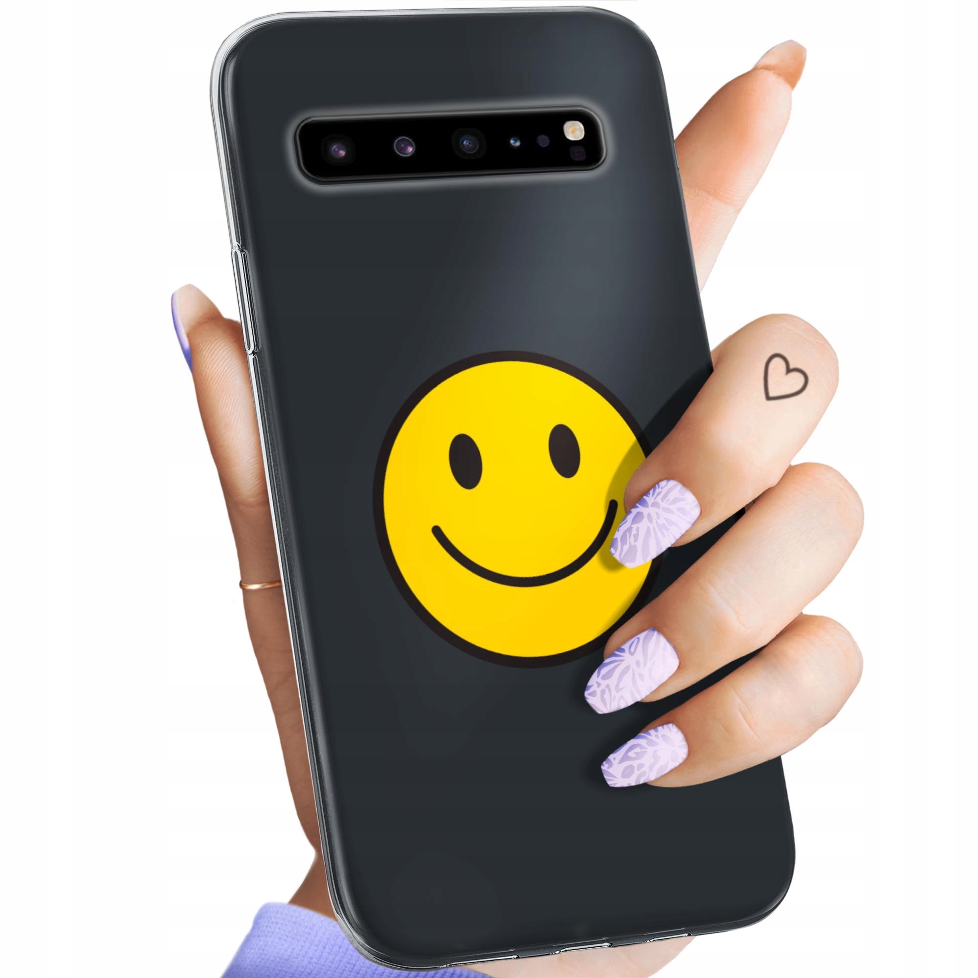 Etui Do Samsung Galaxy S10 5G Uśmiech Smile Emoji Obudowa Pokrowiec
