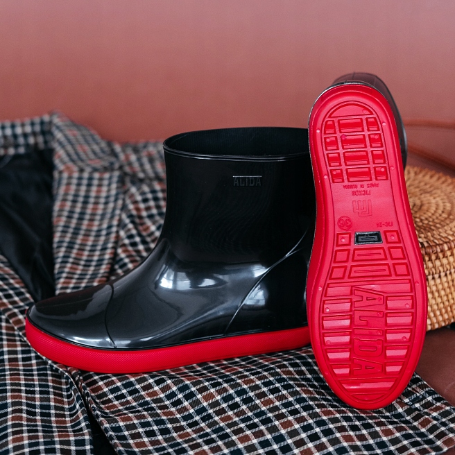 CZARNE KRÓTKIE KALOSZE DAMSKIE NORDMAN HIT r. 36 Rozmiar 36