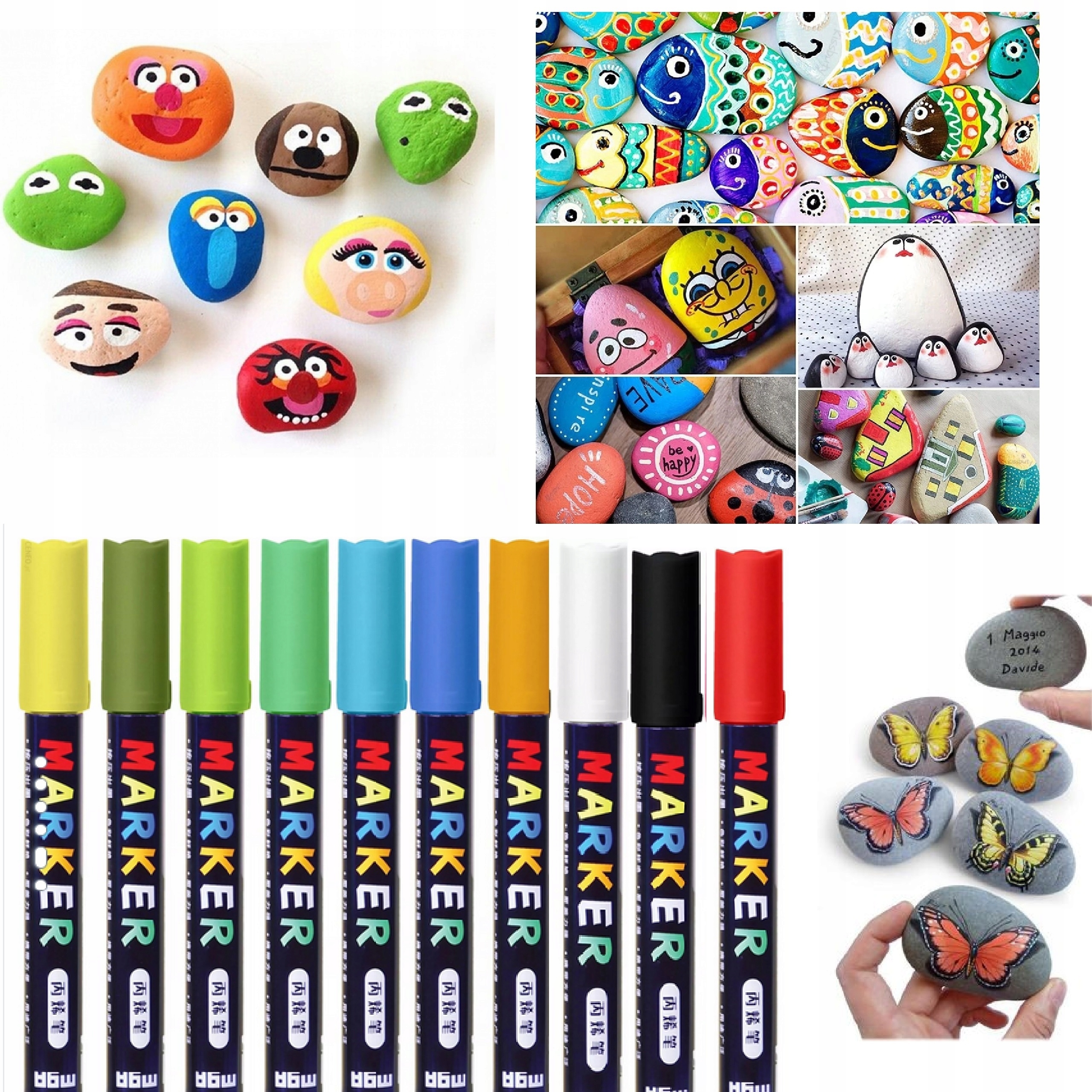 Marker akrylowy 1-2 mm czarny MG 4778 A'6