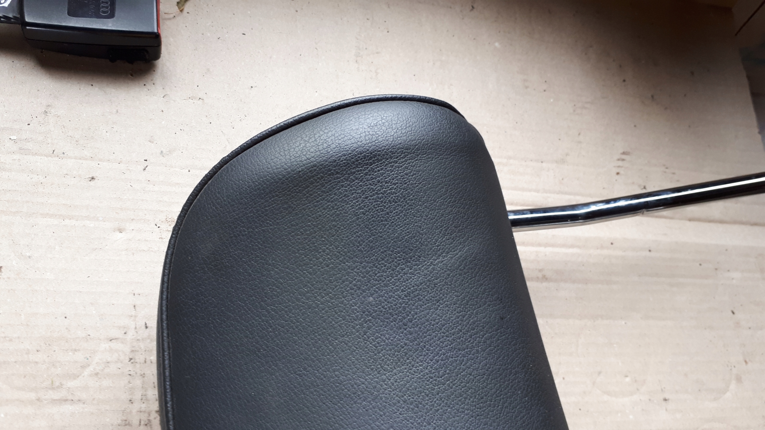 A5 8T rest seat front right leather black