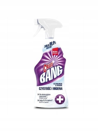 Levně 5X Cillit Bang Hygiene Spray Bělení a hygiena 750 ml