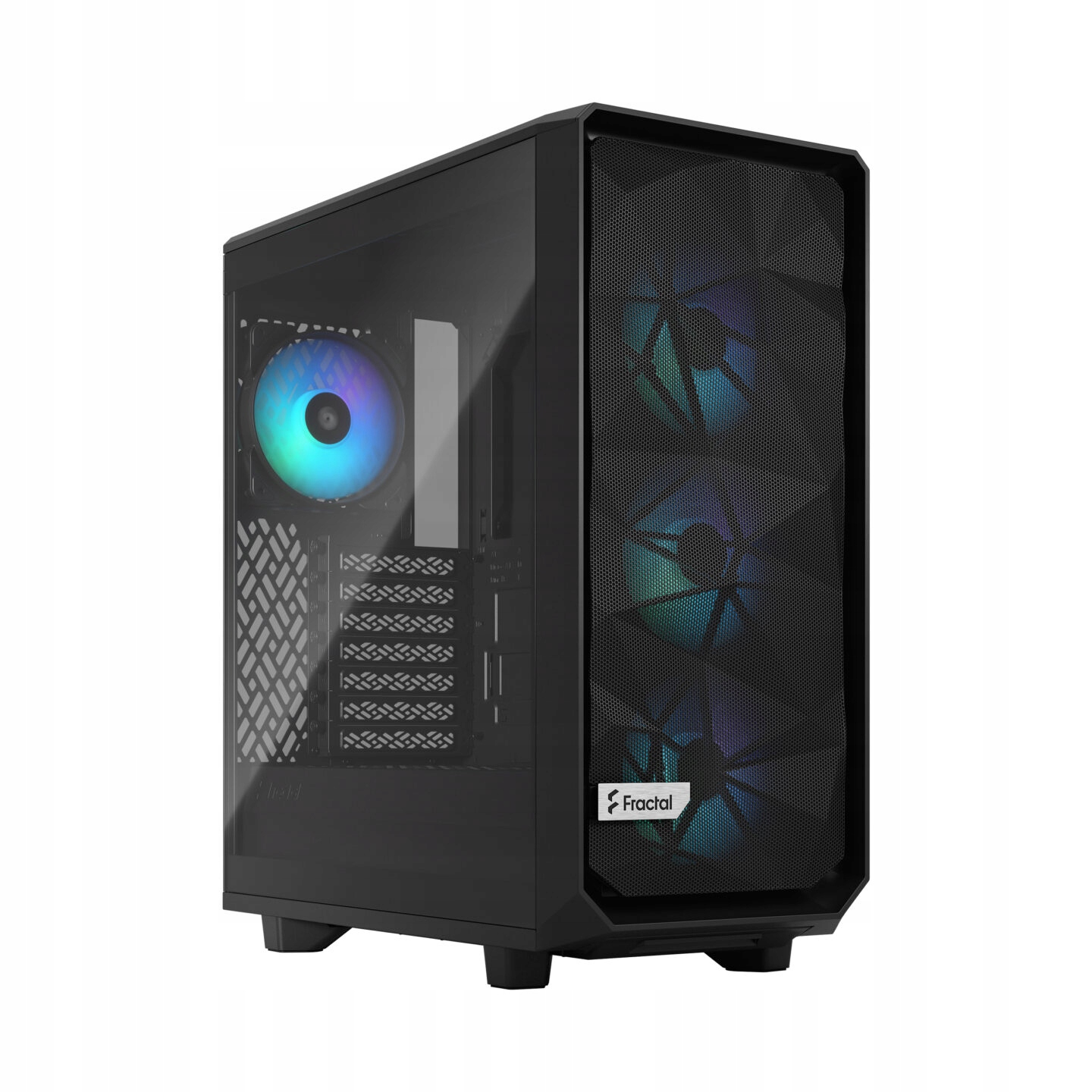 Obudowa Midi Tower Fractal Design Meshify 2 Compact RGB czarna z oknem
