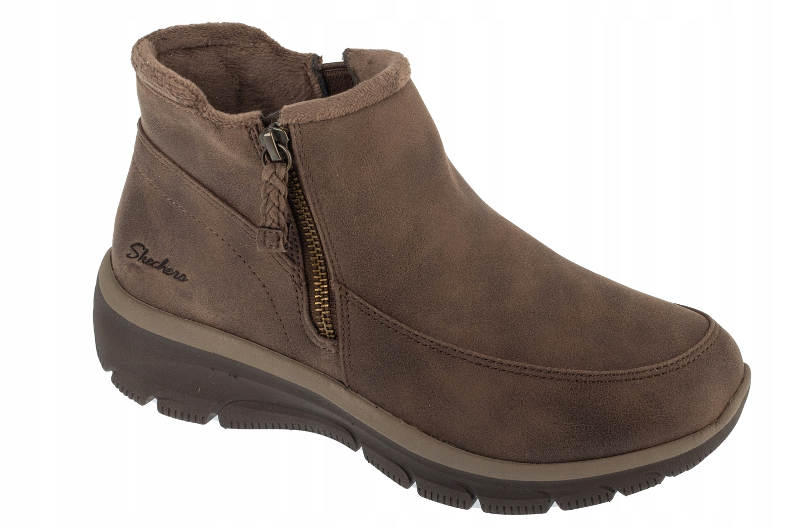 Skechers Easy Going Into Fall [41] Dámské zimní boty, hnědé