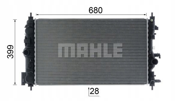 mahle CR 1782 000P радиатор охлаждения, система Двигателя