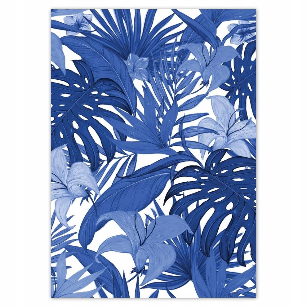 

Naklejki 50x70 Classic Blue Monstera