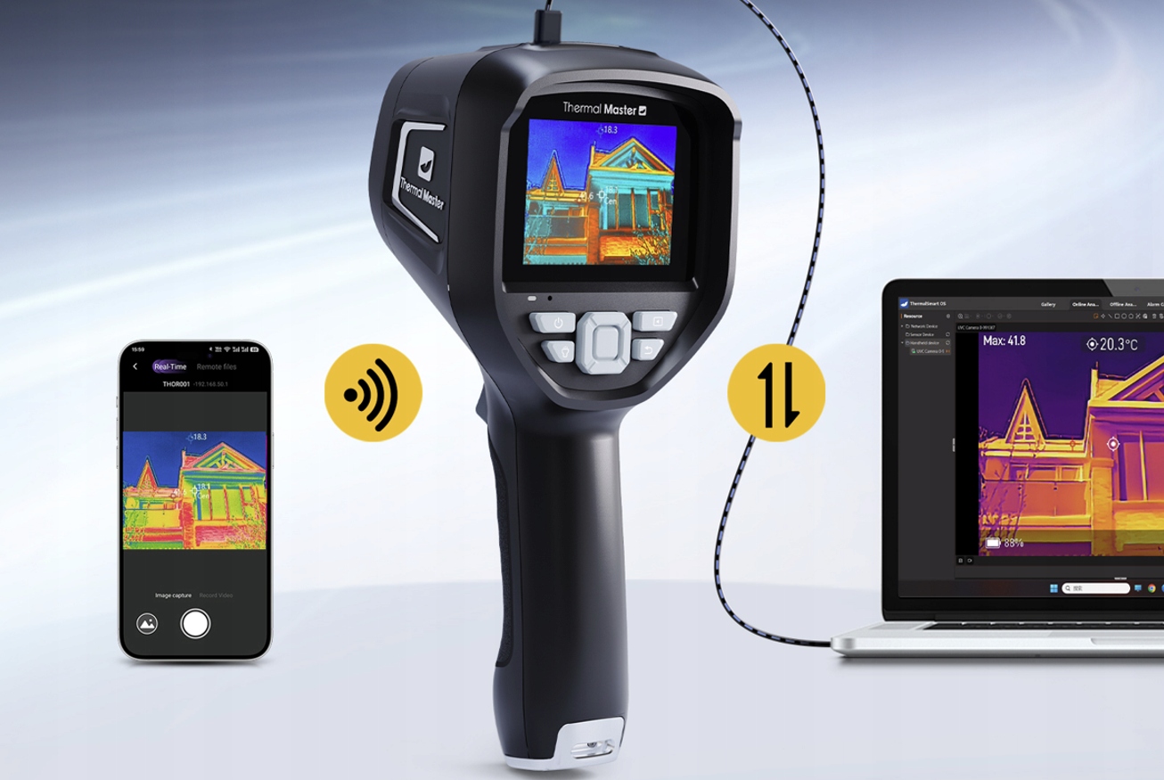 PROFESJONALNA KAMERA TERMOWIZYJNA PRZEMYSOWA THERMAL MASTER THOR 2 640×480 Model THOR 2