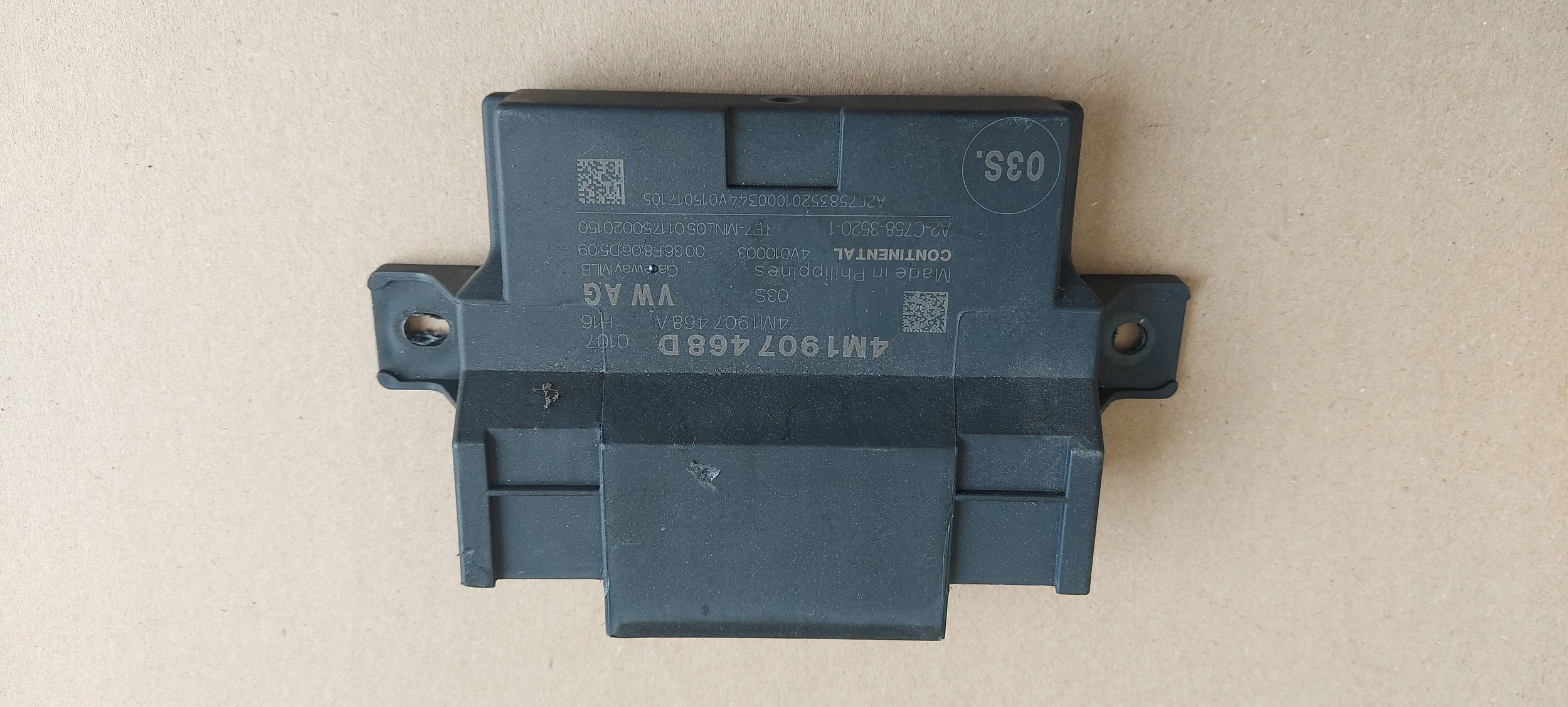 comfort control unit module GATEWAY AUDI A4 B9 A5 8W 4M1907468D *K25