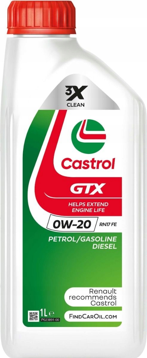 Castrol Olej Silnikowy Gtx 0W-20 RN17 1L