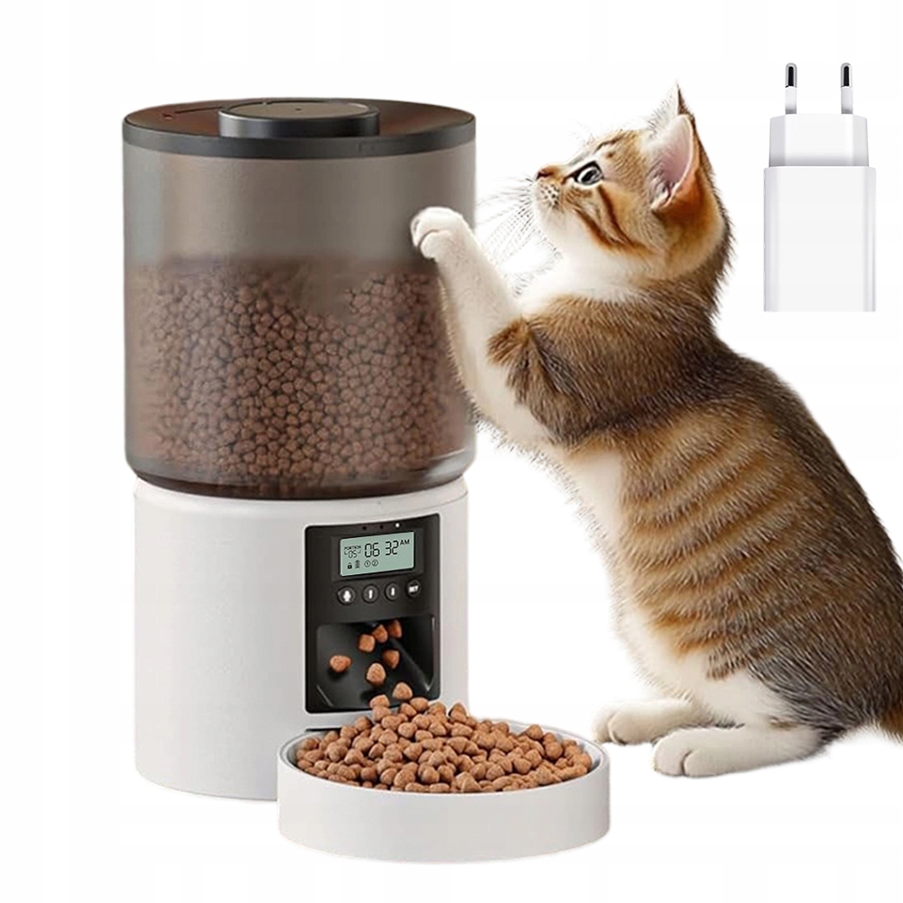 Levně Inteligentní Dávkovač Automatického Krmiva Zásobník Pro Psa Kočku