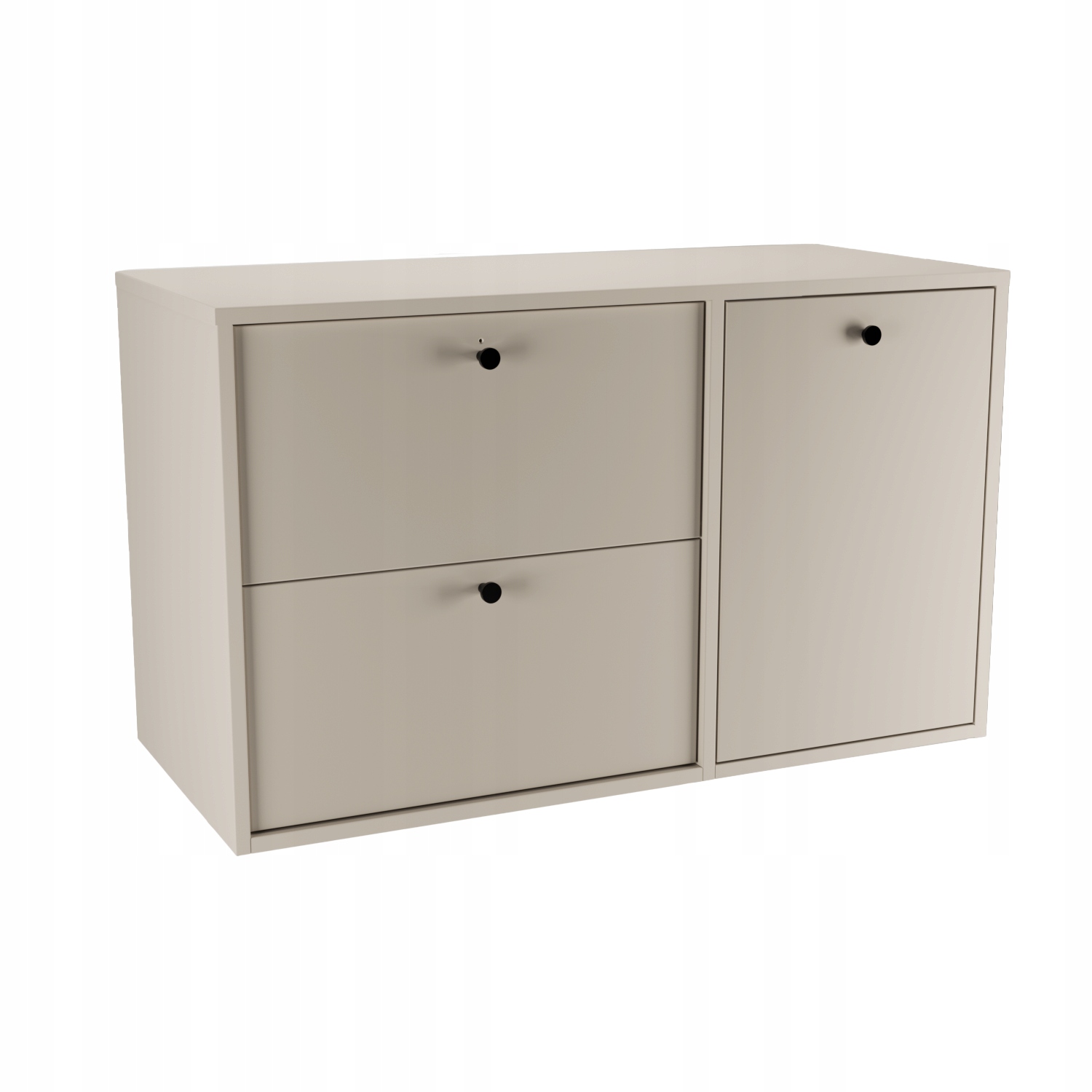 Skříňka pod umyvadlo s košem na prádlo 100 cm Kašmír Belino