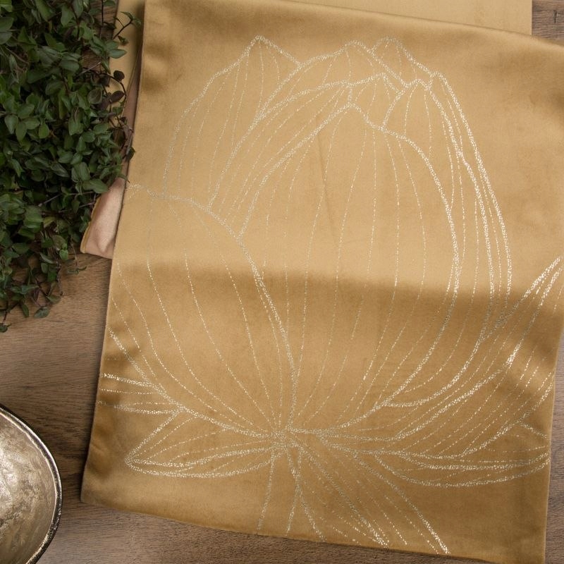 OBRUS BLINK 12 35 X 180 CM ZŁOTY EUROFIRANY Długość 180 cm