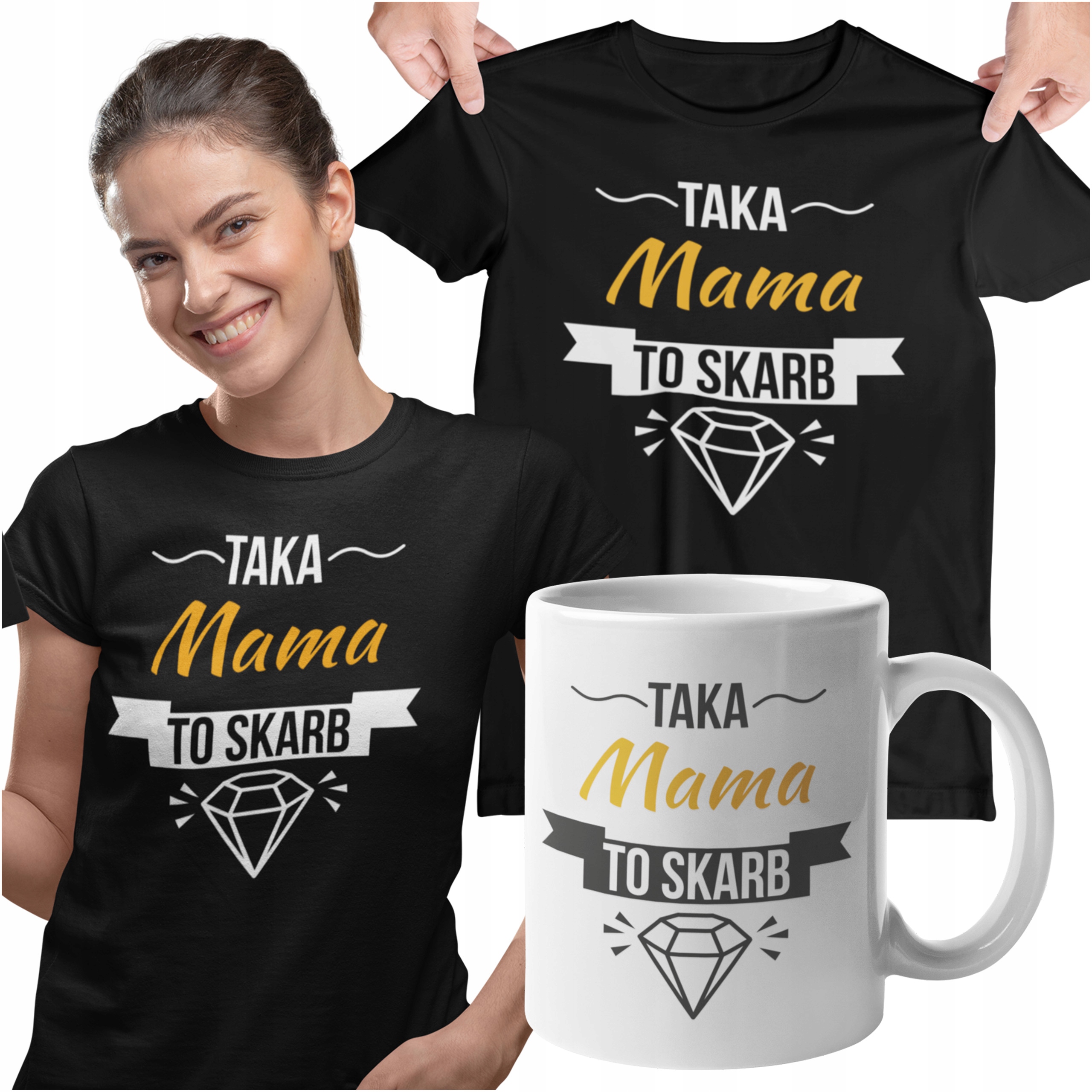 

Koszulka Dla Mamy Z Kubkiem Prezent Dzień Matki