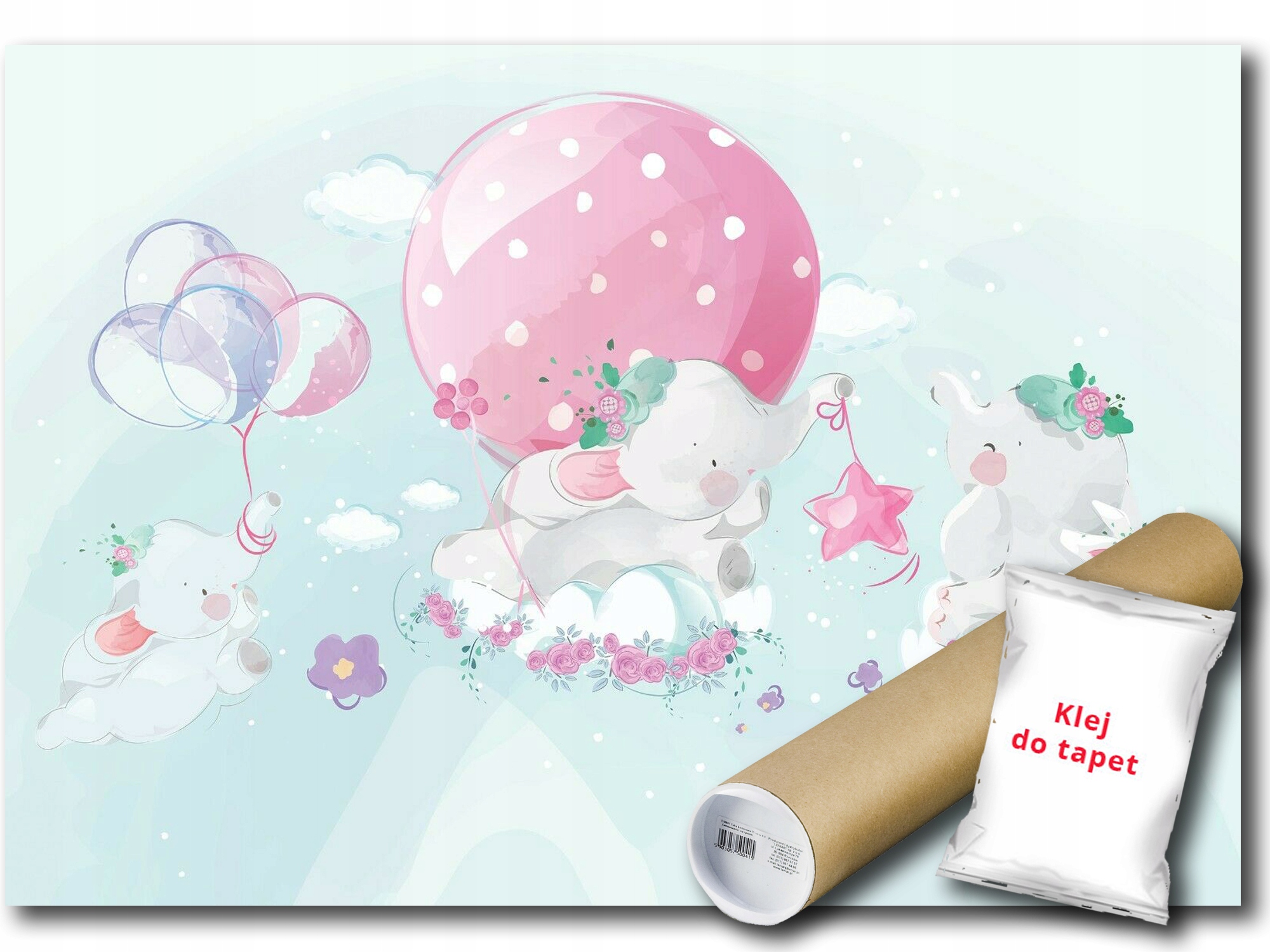 Fototapeta Flizelina Slon Slon Balón 208x146