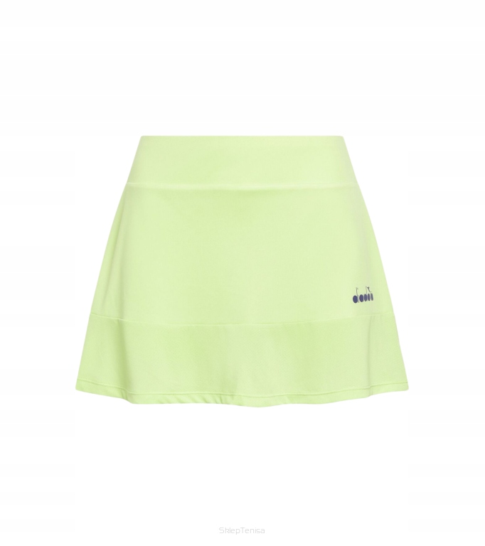 Spódniczka tenisowa Diadora L. Skirt Core limonkowa M
