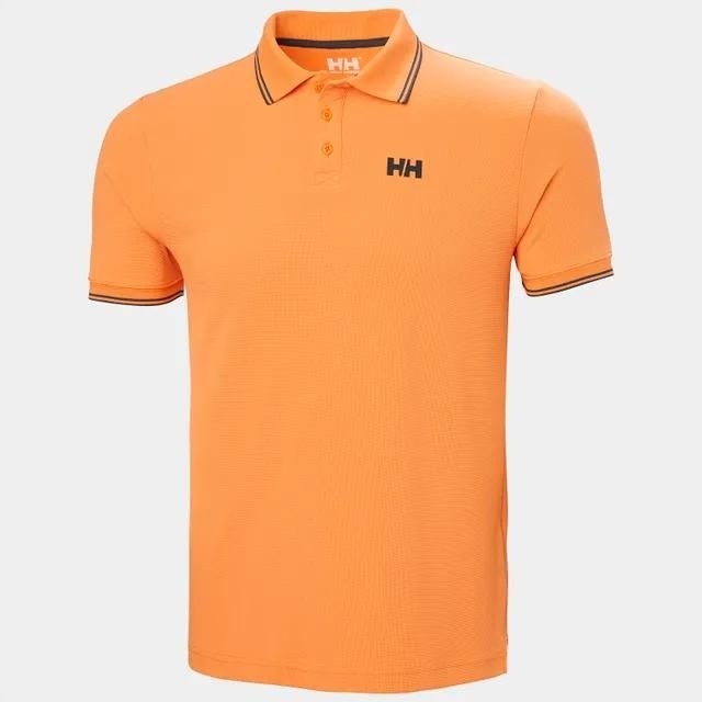 Pánské polo Helly Hansen Kos Poppy Orange 34068-325 vel. L