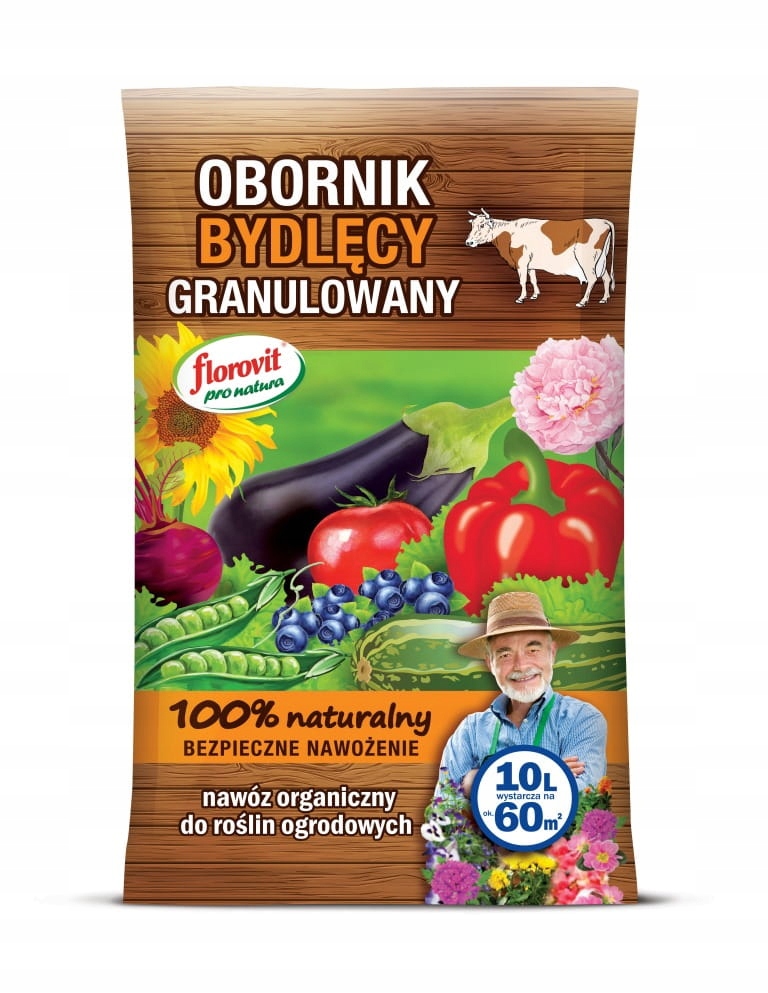 Florovit pro natura obornik bydlęcy granulowany 10