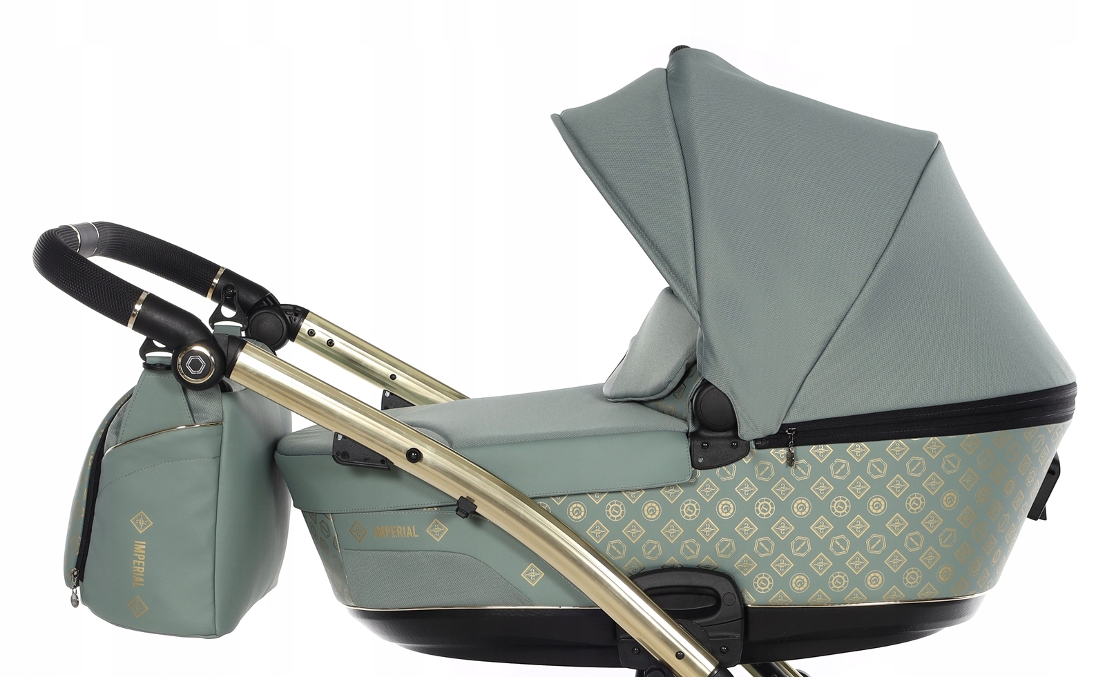 Wyprzedaż TAKO Laret Imperial New wózek dziecięcy 2w1 zielony Stelaż Aluminiowy