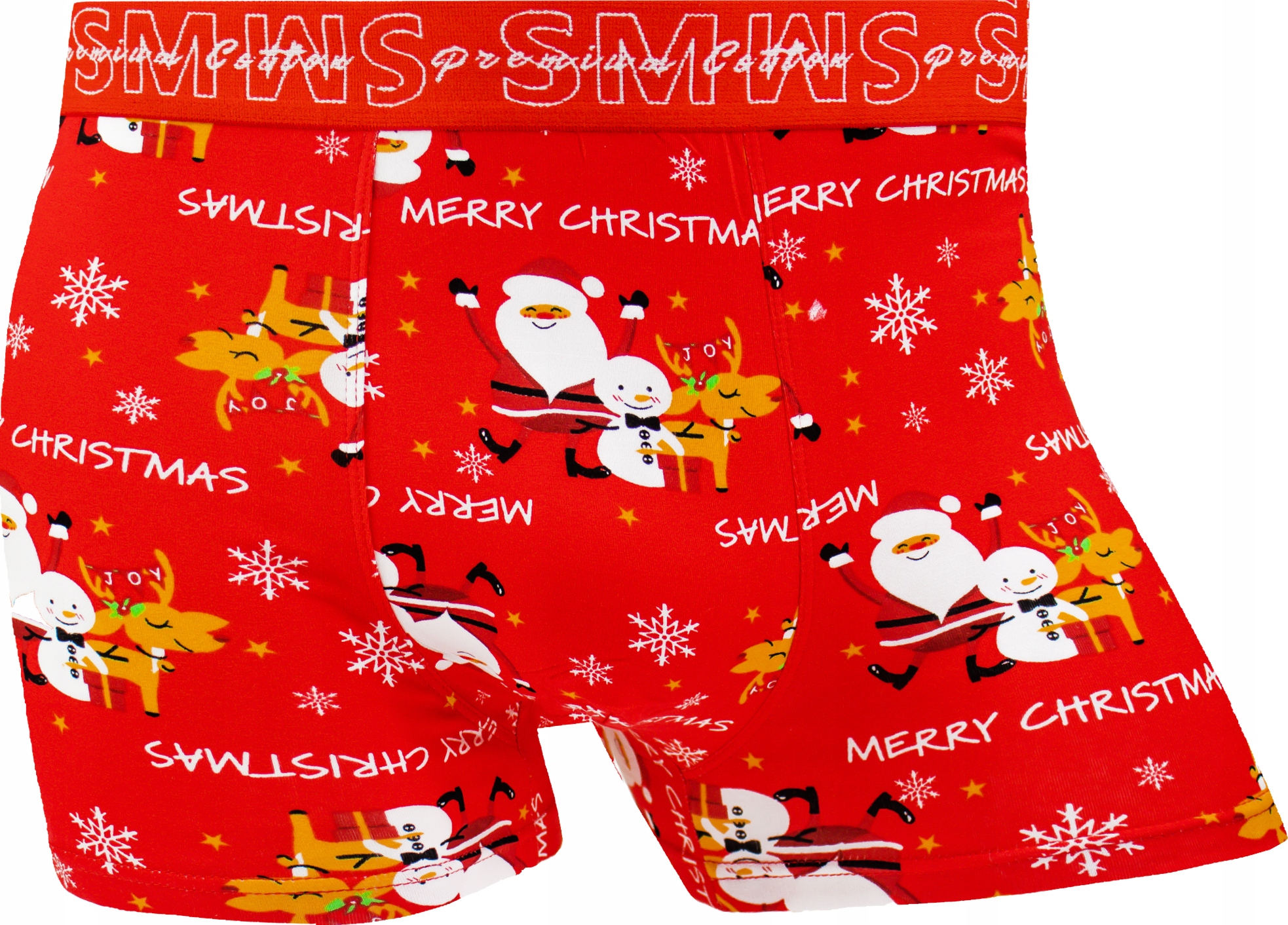 

1x Świąteczne Bokserki Męskie Bawełniane Wesoł XXL