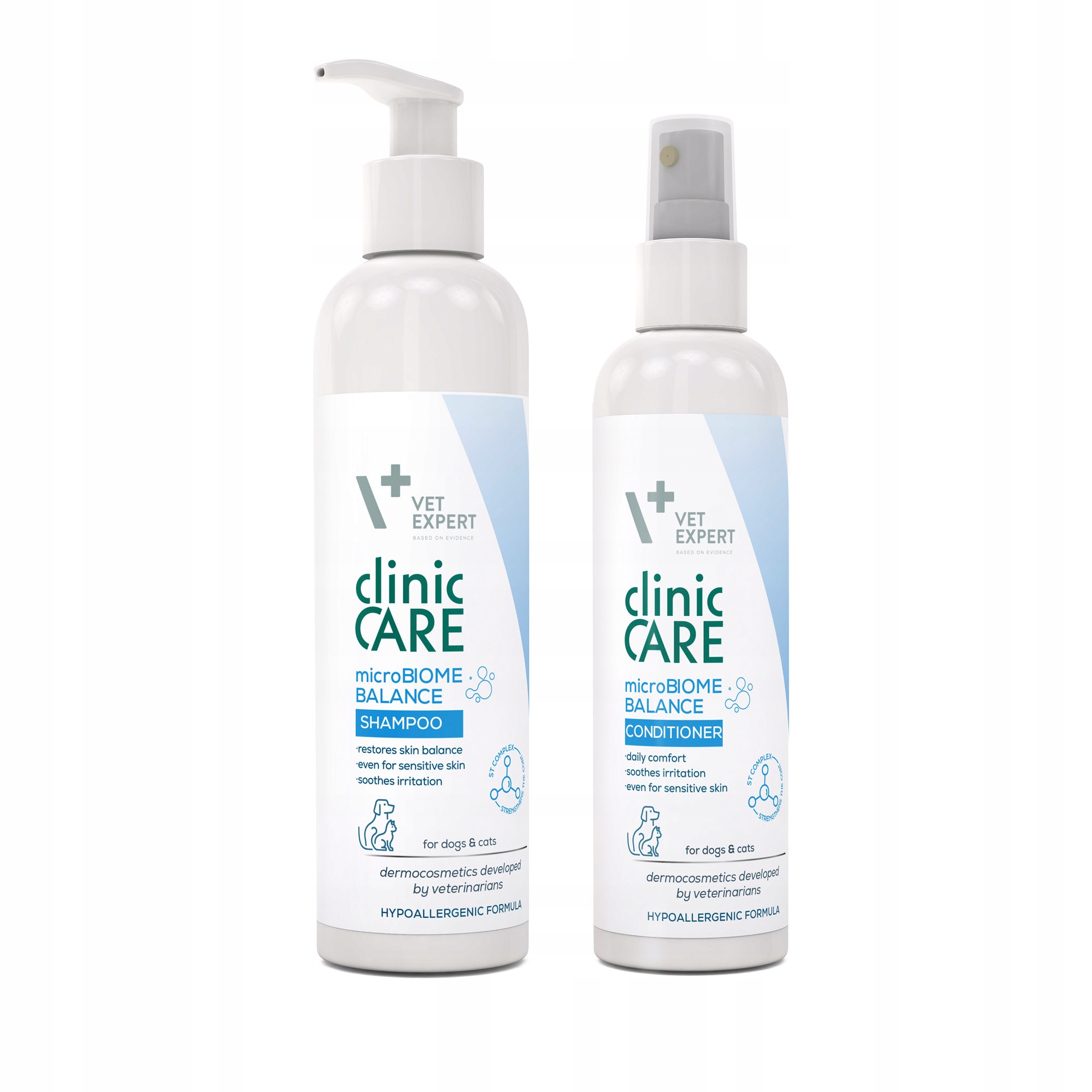 Vet Expert Szampon Odżywka dla Psa Kota Clinic Care microBiome Balance