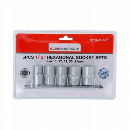 

Nasadki 1/2 6KT 13,17,19,20,21 MM NE00421-SK5