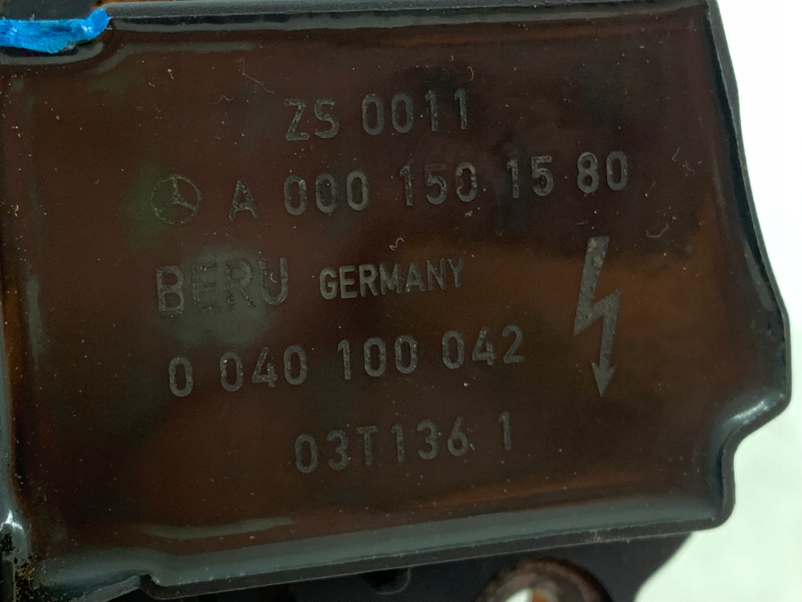 MERCEDES W203 1.8 coil ignition A0001501580
