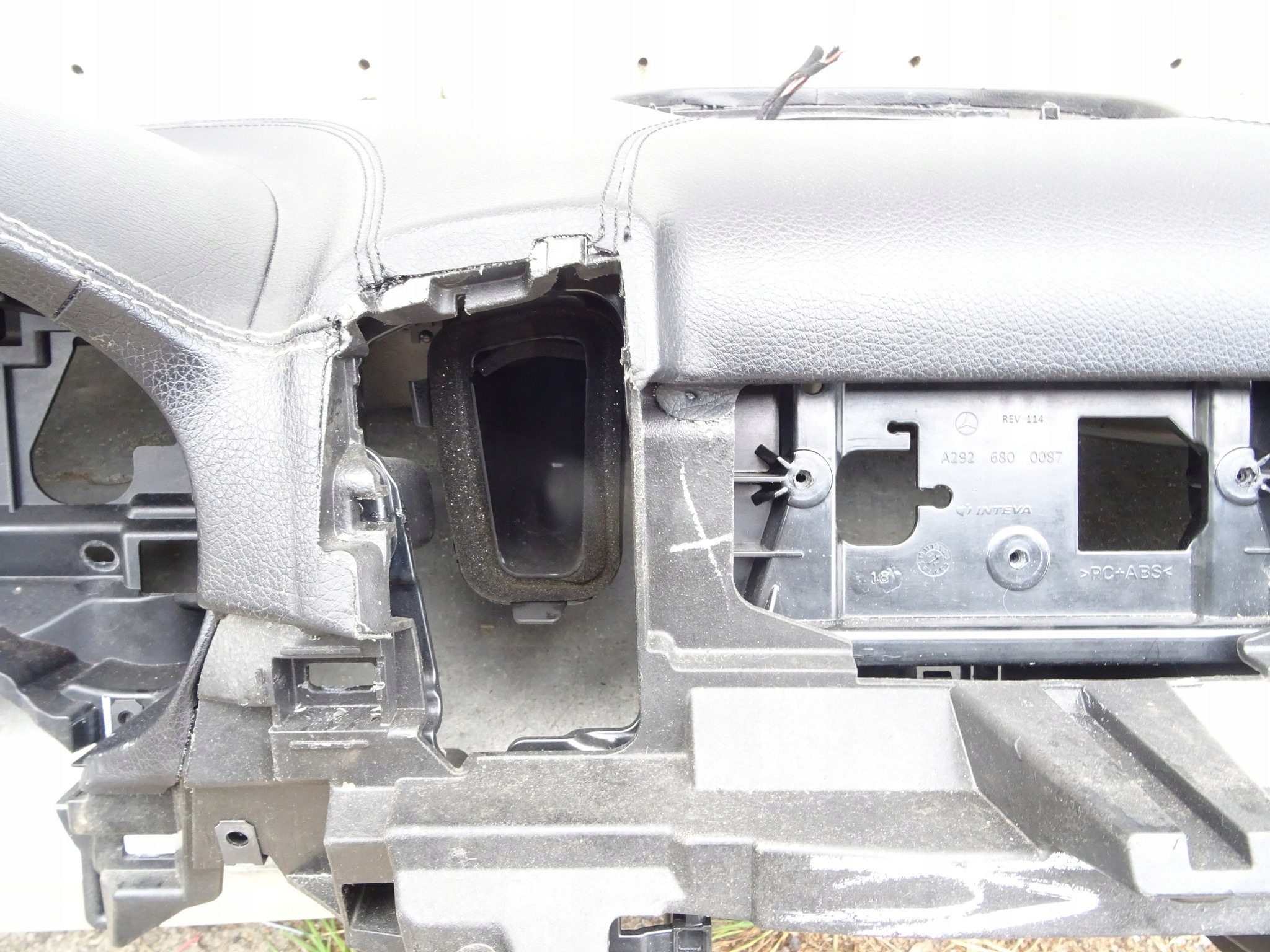 MERCEDES GLE W166 C292 dashboard console passenger airbag