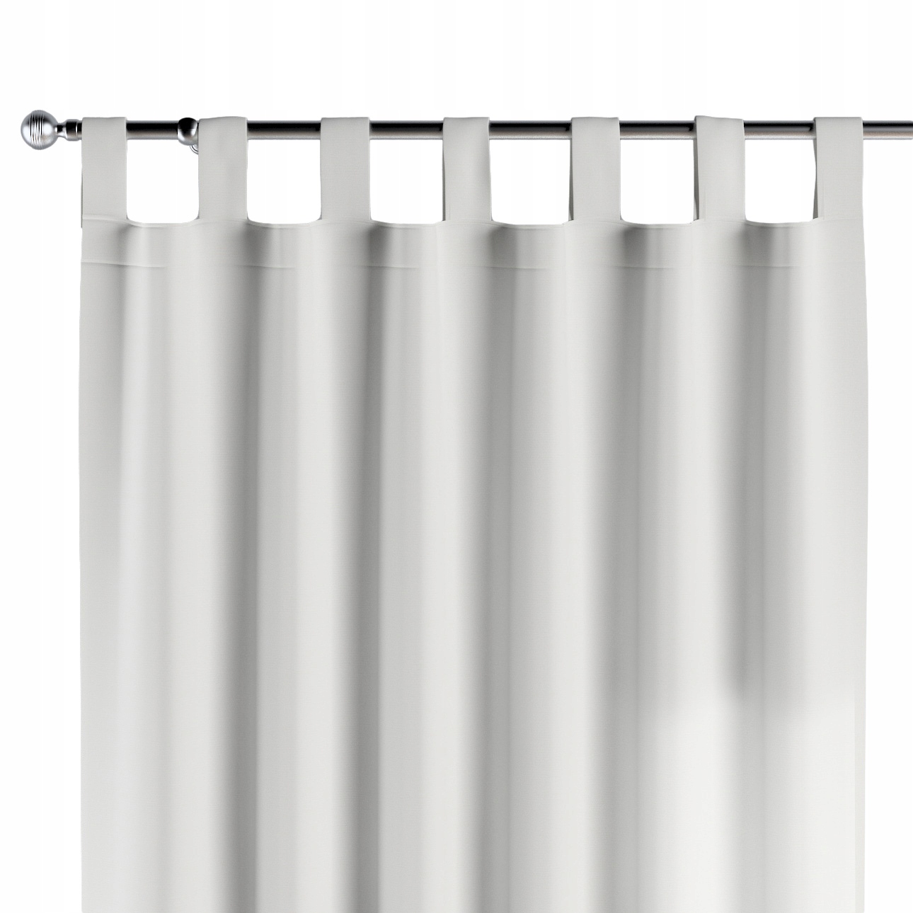 Záves na traky 1 ks 130x245 cm biely