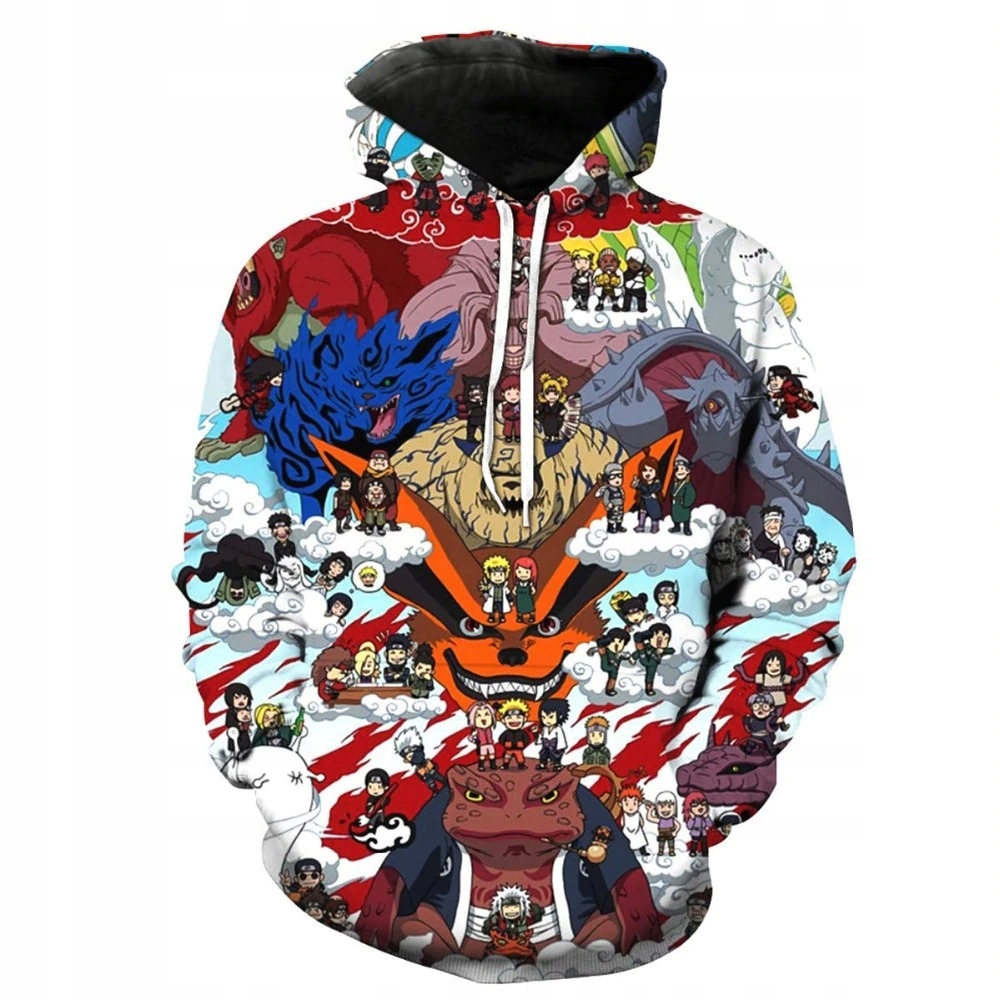 

Bluza 3D Wzory Naruto Akatsuki Pain Sasuke