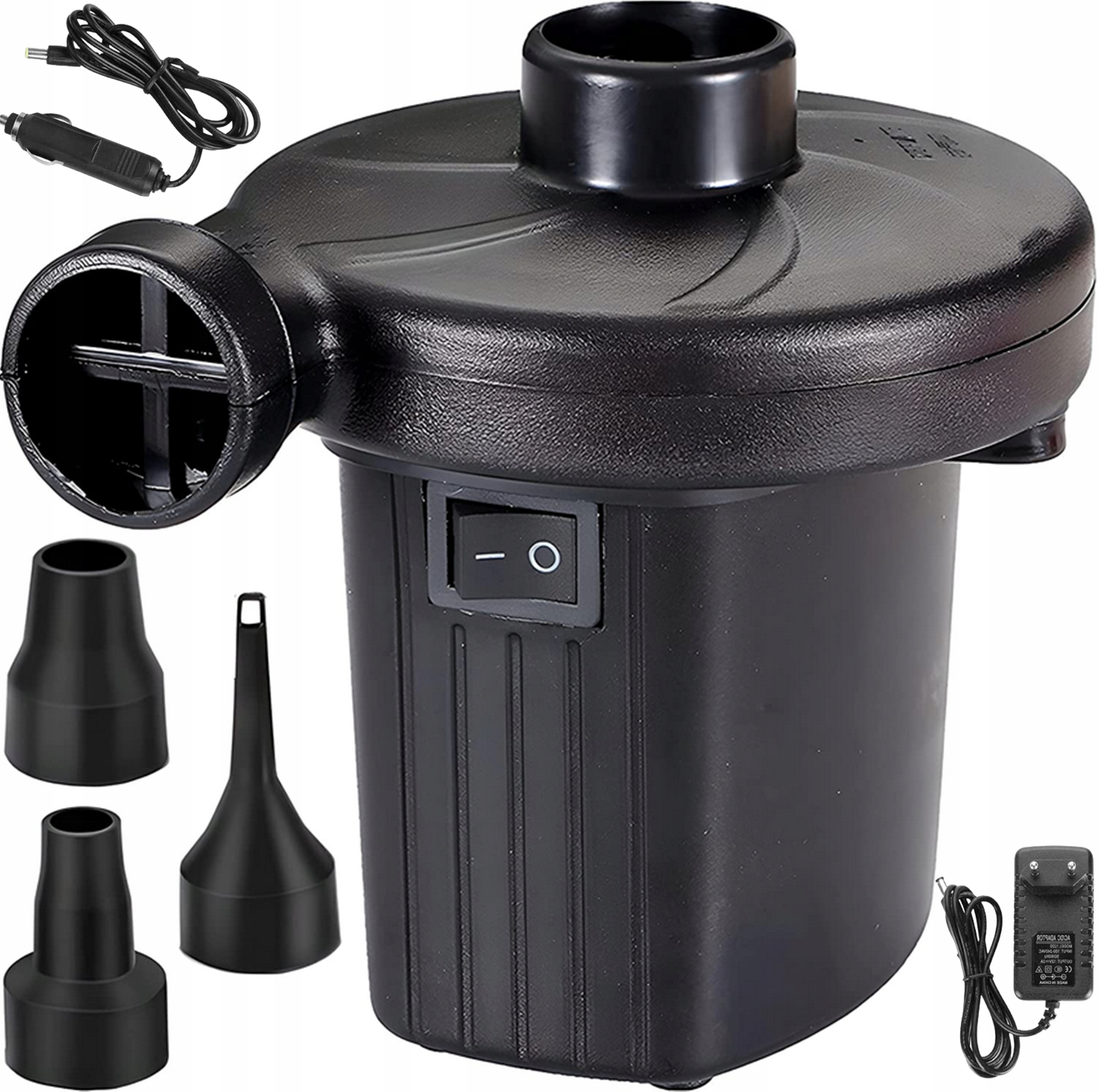 

Pompka Elektryczna Materac Piłki Końcówki 12V 230V