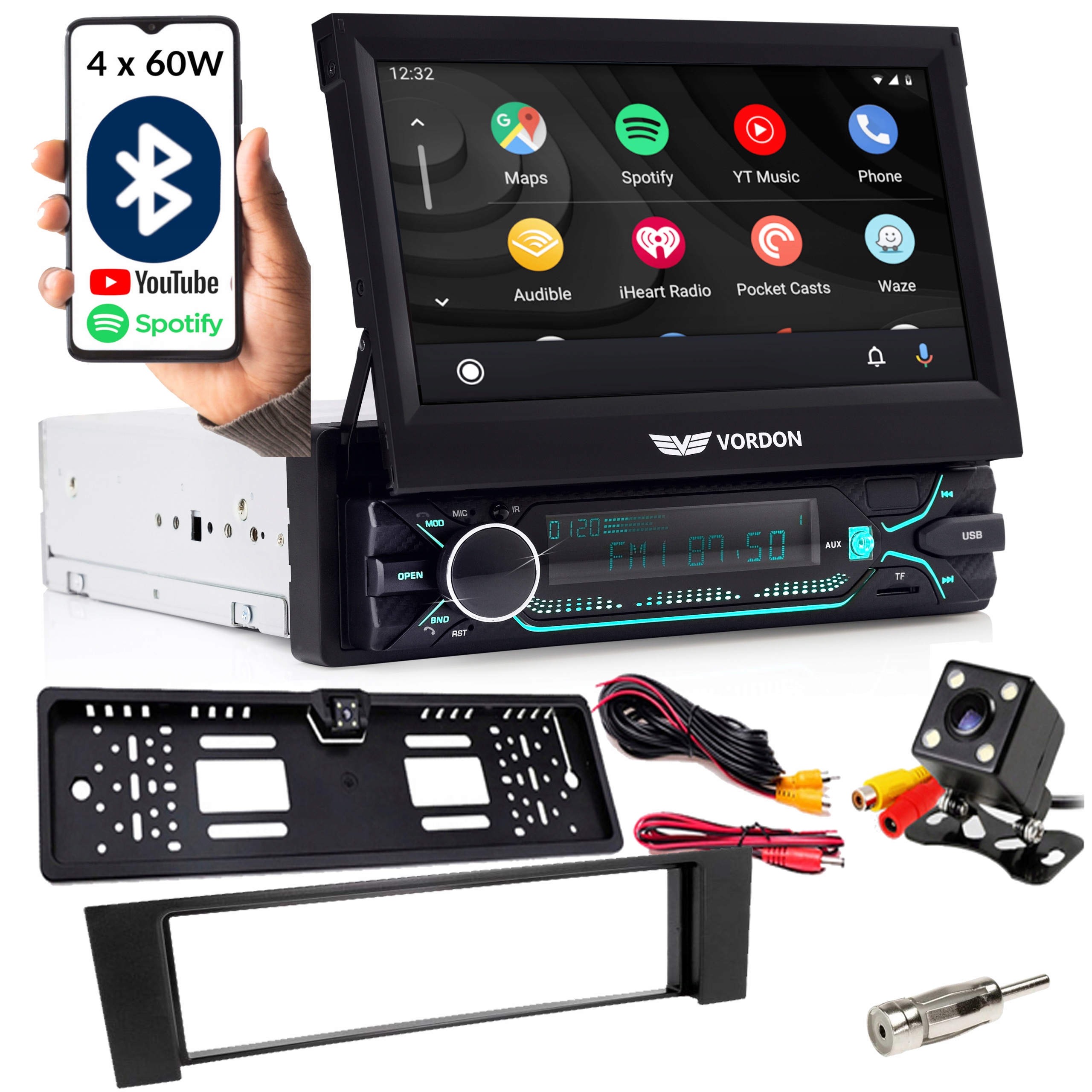 Autoradio Pour Audi A4 B6/B7 2004-2008,avec Système Linux & Écran