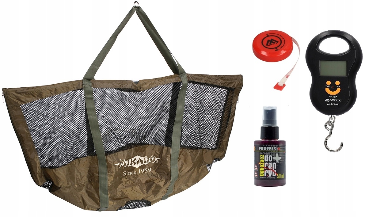 Mikado Worek Karpiowy IS14-R703, Waga, Miarka 150cm, Odkażacz Profess